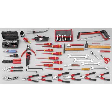 Tool set for electricity, metric sizes type no. CM.E17